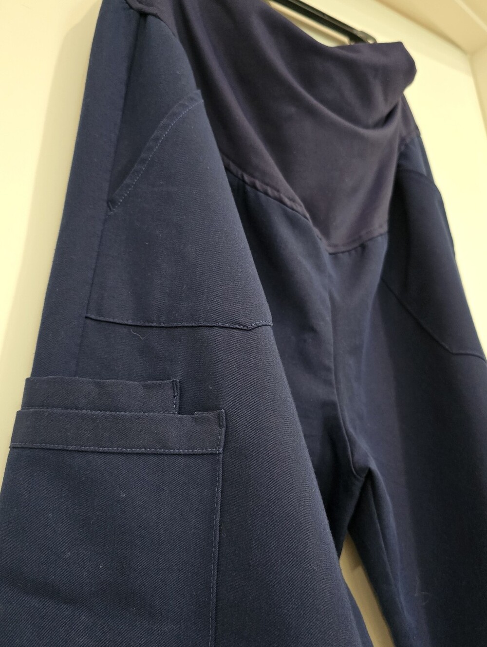 Maternity Scrub Pants Navy Blue Joggers Women’s Medium Medical Nurse Technician